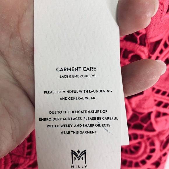 Milly Luisa Sweetheart Lace Strapless Sheath Dress Womens Size 4 NWT $525 - Picture 11 of 16